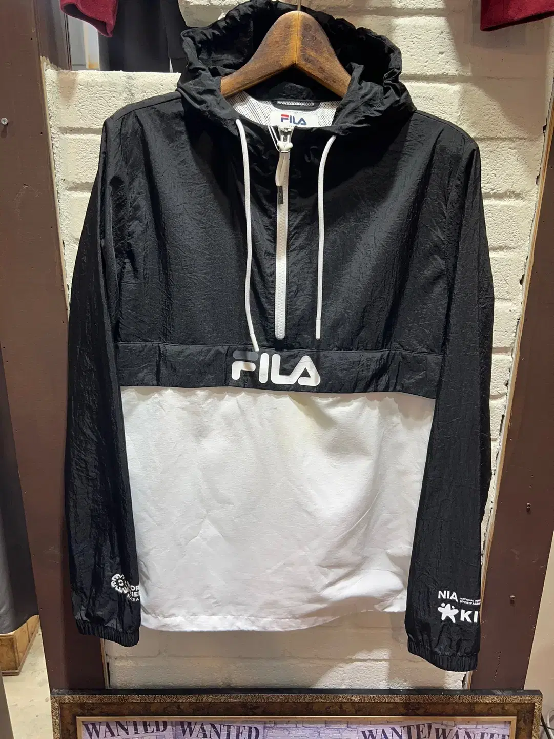 FILA 휠라 올드스쿨 아노락 바람막이